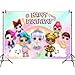 Lol Peinture Toile Wall Art Contexte Décoration, bébé Douche Anniversaire Photographie Fond，Dessert Table Photo Booth Props Toile De Fond，1.5x1m，1PCS