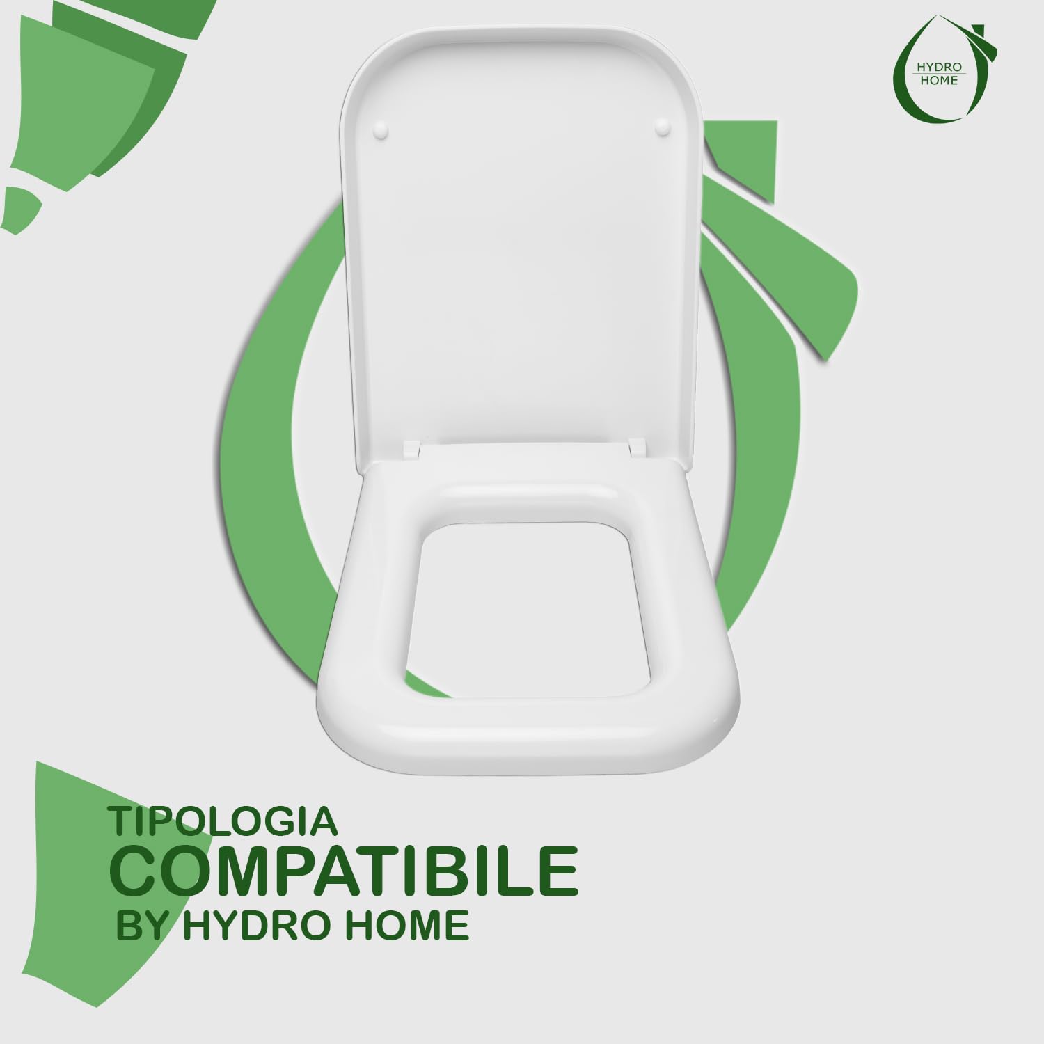 Asiento de inodoro Traccia GSI termoendurecible Soft Close envolvente compatible