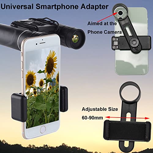 FLYAMAPIRIT Mini Telescope Foldable 8 x 21 HD Binoculars with Smartphone Adapter - Image 4
