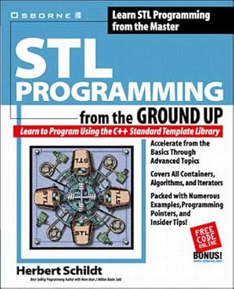Amazon.com: STL Programming from the Ground Up: 9780078825071: Schildt ...