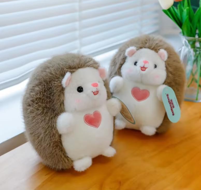 Image of SCOOBA Furry Hedgehog Soft Toy 25cm (Hedgehog)