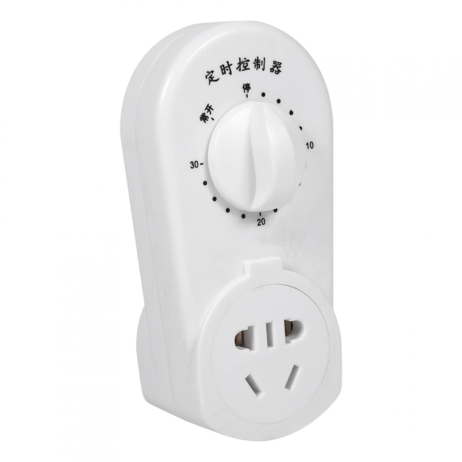 Interruptor de temporizador de bomba de 220 V CA 10 A, toma de control de cuenta regresiva del temporizador de bomba Interruptor de tiempo mecánico Enchufe AU (30/60/120 min) Control de temporizador