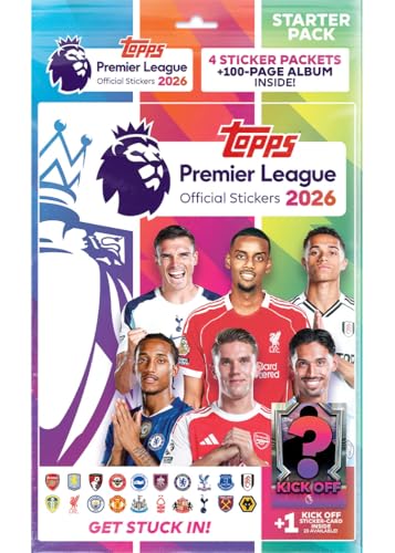 Image of Topps Premier League Stickers 2026 (Standard Starter Pack)
