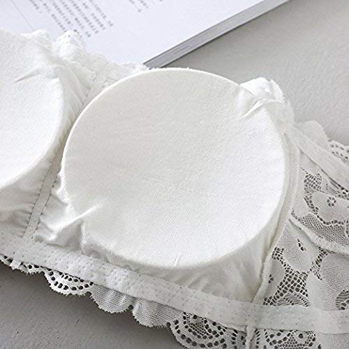 Image of Fabme Women Lace, Padded Tube Bra - Free Size - 3 Hook Back