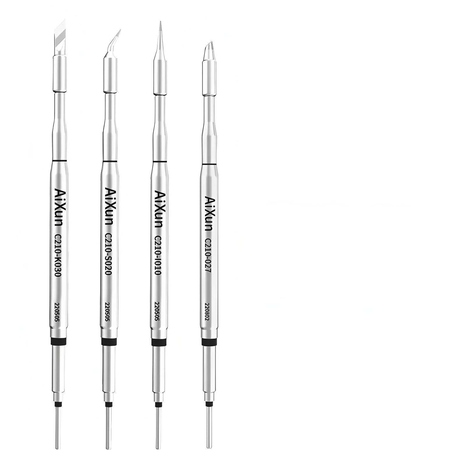 Kit AiXun Standard C210 pannes de fer à souder de précision sans plomb