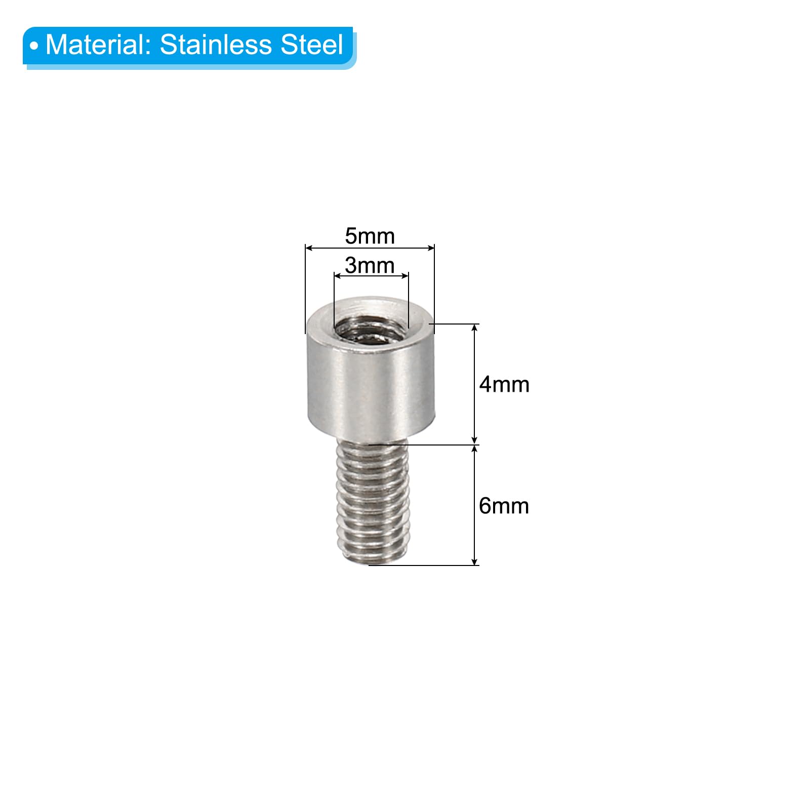 PATIKIL 24pcs M3 Standoffs - Image 2