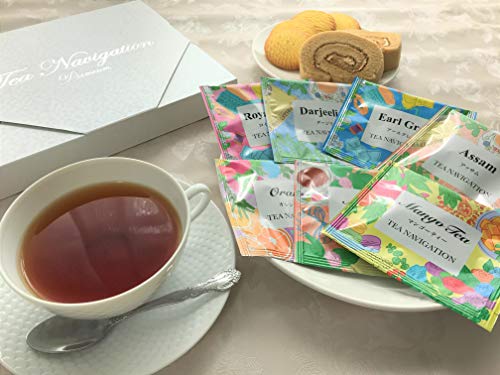 TEA NAVIGATION PREMIUM 紅茶 ティーバッグ 7種アソート7包入 アールグレイ ダージリン アッサム ロイヤルブレンド マンゴー オレンジ アプリコット ギフト包装済 ホワイトデー 母の日
