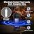 XGAYOO Bug Zapper Outdoor, Electric Mosquito Zapper, Fly Traps Indoor Outdoor & Flying Insects Zapper, Mosquito Killer Indoor, ABS Plastic Outer (Dark Black)