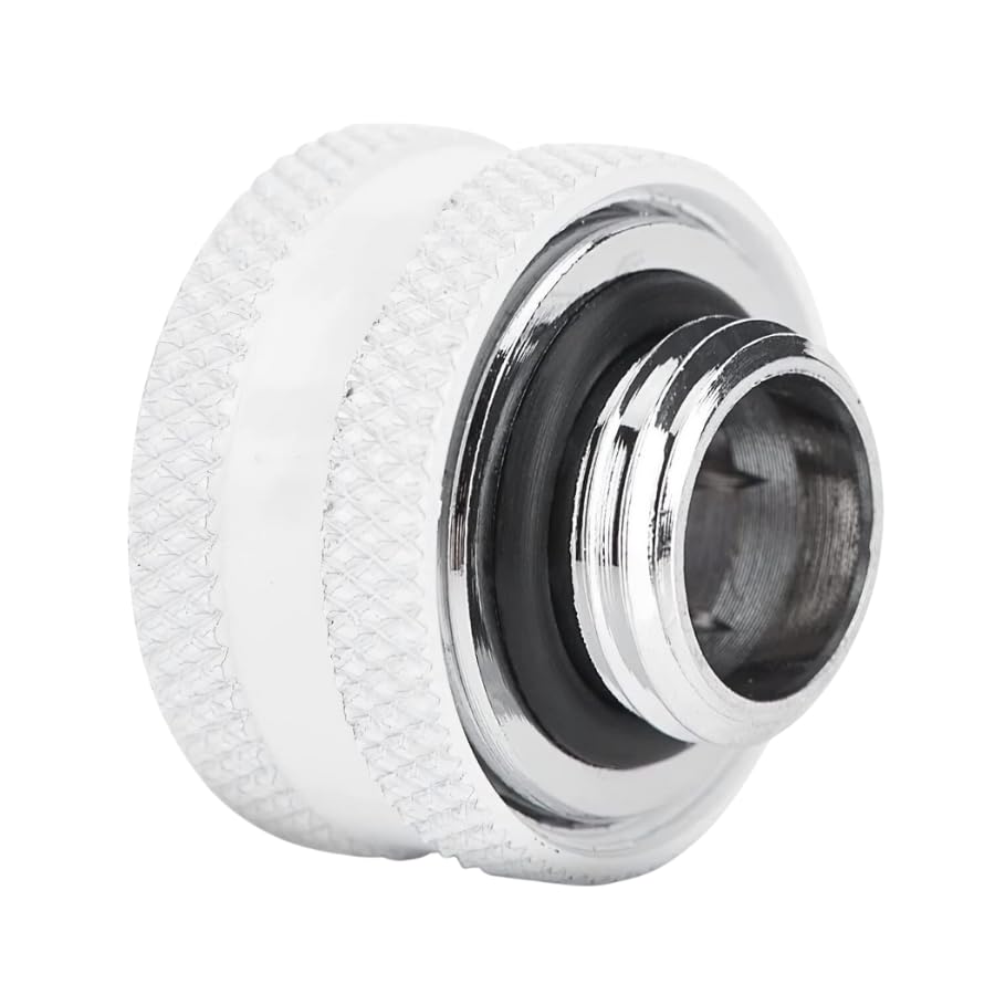 Dracaena 6個パック G1/4インチスレッドから14mm ODハードチューブ圧縮継手 シーリングリング付き コンピューターの