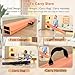 MARFULA 6 FT / 8 FT / 9 FT Folding Gymnastics Beam Foam Balance Floor Beam - Extra Firm - Suede Cover - Anti Slip Bottom with Carry Bag for Kids/Adults Home Use