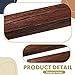 Riakrum 4 Pieces Ironwood Knife Handle Material Natural Wood Knife Handle Scales for DIY Crafts(4.72 x 1.57 x 0.39 Inch)
