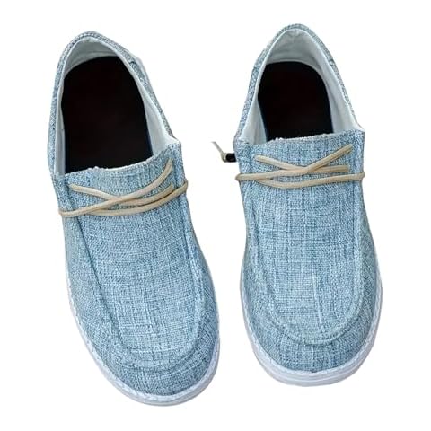 Women's Colorblock Stars Print Shoes, Slip On Lightweight Flat Casual Loafers, Versatile Low-top Canvas Shoes Women's Tribal Print Canvas Slip-On Flats, Casual Round Toe Loafers With Lace-up Detail, Lightweight And Comfy Fashion Sneakers Women's Loafers Shoes (blue, Adult, Women, 9, Numeric, US Footwear Size System, Medium) Cover