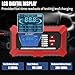E-FAST 3 in 1 Car Battery Charger and Battery Tester w/Pulse Repair 12V 6A LiFePO4 Lead Acid Automobile Battery Charger Maintainer 40-999 CCA Digital Auto Battery Analyzer Automotive Trickle Charger