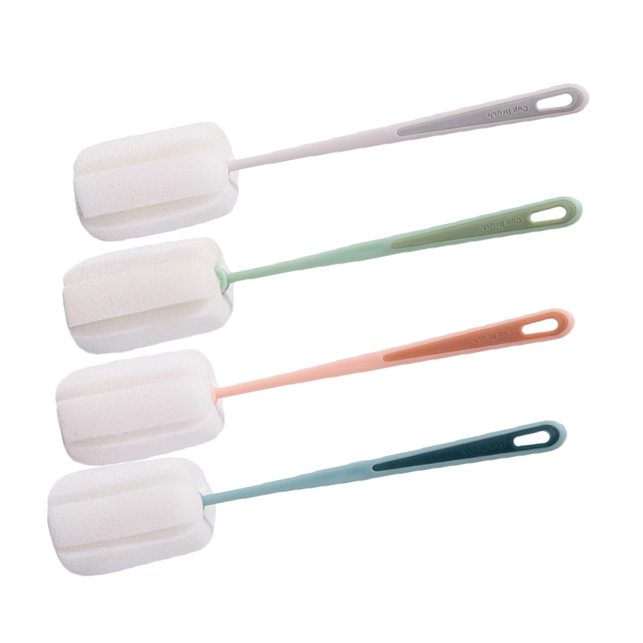 Ciieeo 5 Set Di Spazzole Per Bottiglie Set Di Spazzole in Spugna Morbida Per Bottiglie Dacqua Tazze Bottiglie Spazzole Per Bottiglie Domestiche 4 Pezzi*5
