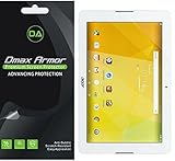 [3-Pack] Dmax Armor Acer Iconia One 10 B3-A20 Screen Protector, Anti-Bubble High Definition Clear Shield - Lifetime Replacements Warranty- Retail Packaging