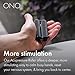 ONO Roller - Handheld Fidget Toy for Adults | Help Relieve Stress, Anxiety, Tension | Promotes Focus, Clarity | Compact, Portable Design (Acupressure, Junior Size - Aluminum)
