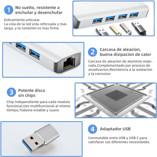 Redes, Personal Computer hubs redes Marca BAKEWAY (3)