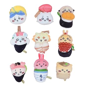 ちいかわ寿司マスコットくりまんハチワレうさぎモモンガ ちいかわ ちいかわ寿司 マスコット（うさぎ／いくら） | ちい