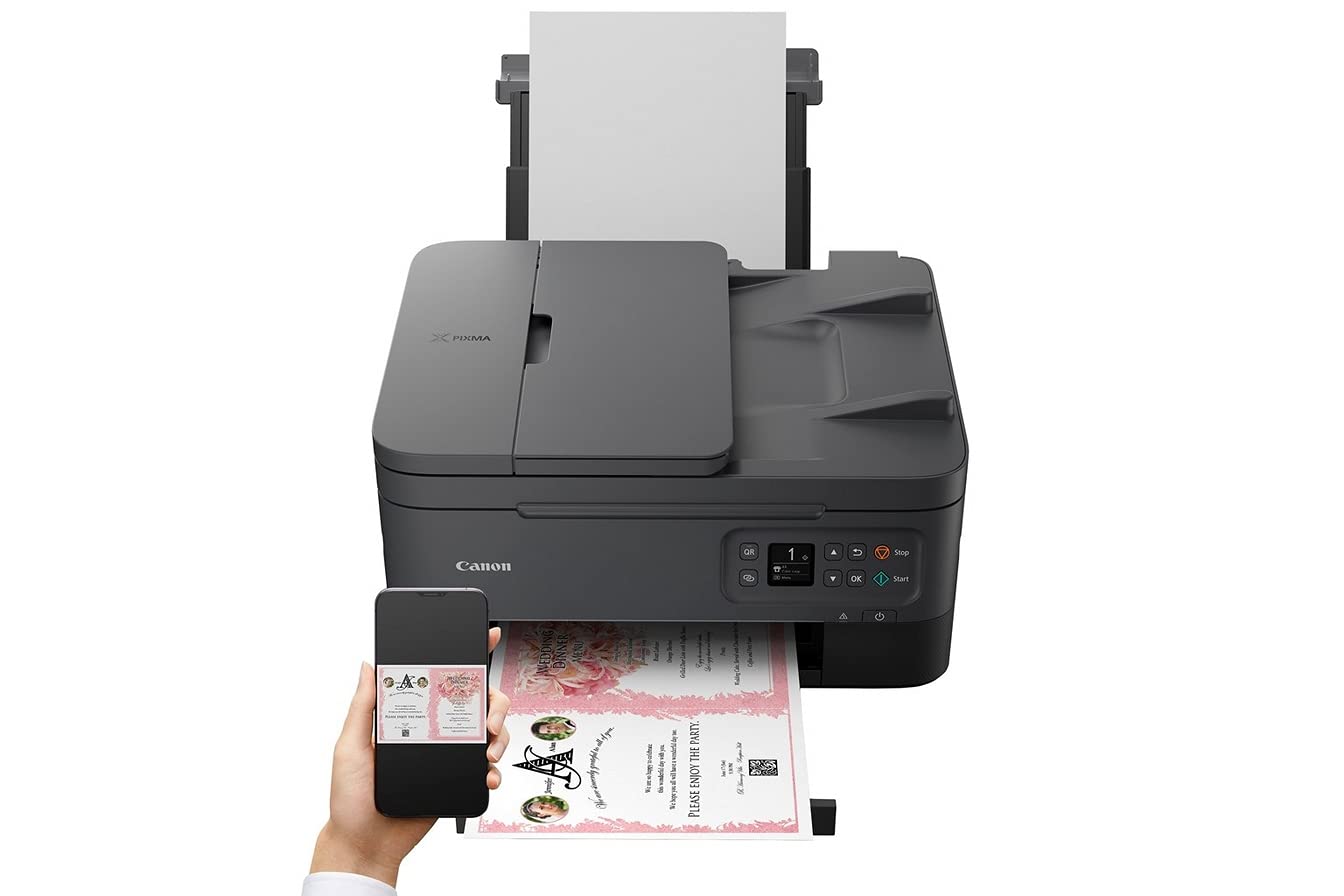 Canon PIXMA TS7450 – Colore Stampante Multifunzione Wi-Fi a Getto d'inchiostro, Nero