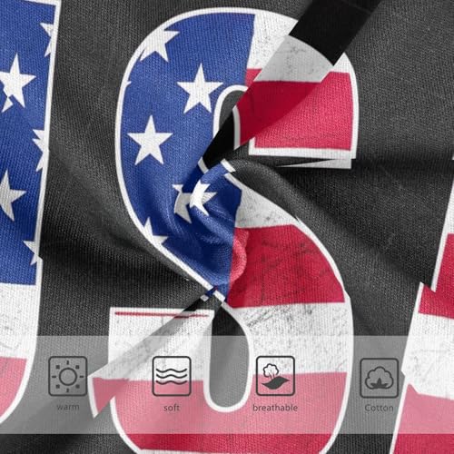 Text USA Letters American Flag Toddler Underwear Floral 2t Cotton Girl Panties Cute Fun Briefs Undies Kids3