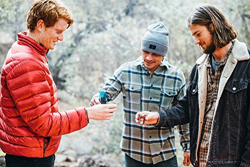 Image of Vapur Portable Flask, Discrete Collapsible Flask With Pour Spout, Enjoy Your Beverage On The Go, Perfect for Tailgates, Cruises, Concerts and Camping, 10 Ounce, Teal, Pack of 1