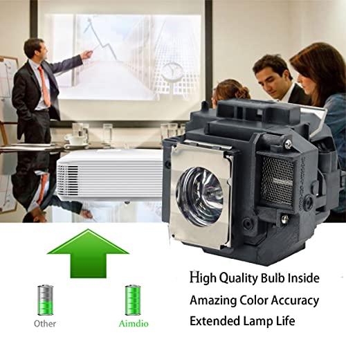 Miniatura 4 de Aimdio Lámpara De Proyector Para Epson Elplp54 Elplp58 Elplp56 Elplp55 Eh-Tw450 Eb-S7 S8 S9 S10 S72 S82 S92 X7 X8e X8 X9 X10 X72 X92 W7 W8 W9 W10 W8d Eh-Dm3 Home Cinema 705hd