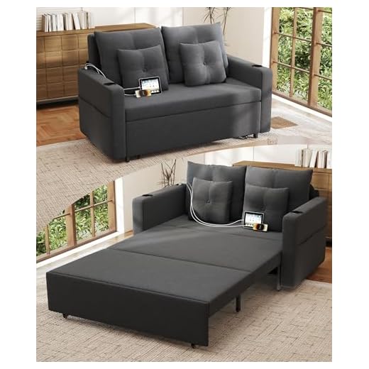 Krcix 3 in 1 Convertible Sofa Bed