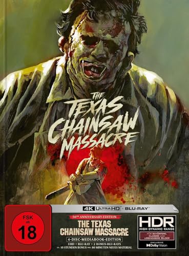 The Texas Chainsaw Massacre - Mediabook - Cover A (4K Ultra HD+Blu-ray+2 Bonus-Blu-ray)