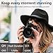 MEDALight Upgrade Aluminum F1s Mini Camera Flash for Ricoh GR3/GR3X/Fuji/Sony ZV1/Nikon/Canon/Olympus/Digital Film Cameras,Portable Hot Shoe Camera Flash Speedlite for DSLR Camera(Black).