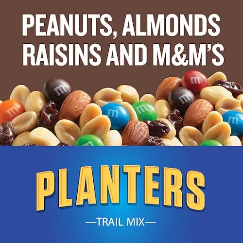 Planters Peanuts Trail Mix Individual Packs Variety, 24-2 Ounce Bags, 8 Of Each Cajun, Chocolate, And Tropical With By The Cup Mints #TOP2