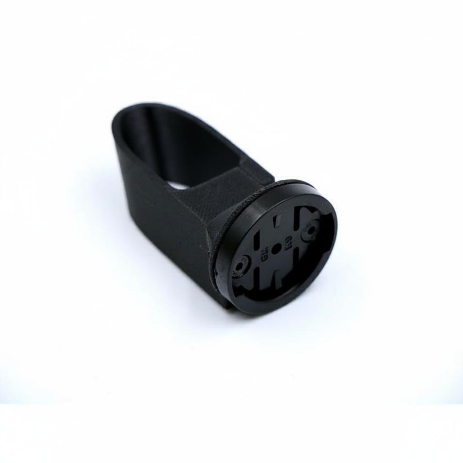 Supporto Sella Bici Staffa Luce Retro Carbonio Compatto Mantiene Estetica Pulita Montaggio su Tubo Sella Adatto per Ciclismo Pendolare Strade, Nero, Interfaccia Garmin Specializzata