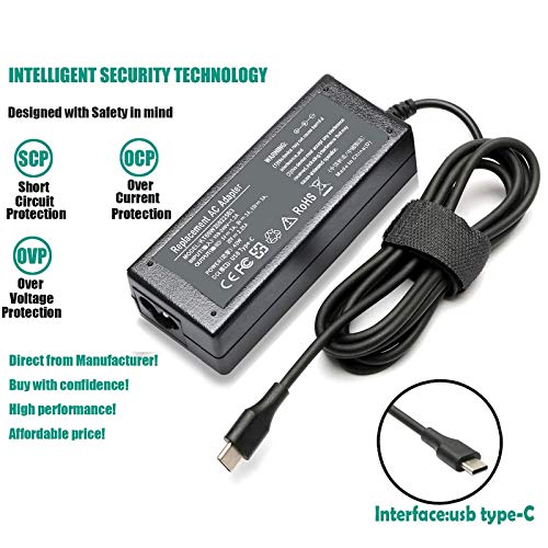 45W-USB-C-Type-C-Charger-for-HP-Chromebook-X360-14-14A-G5-11-G6-EE-11A-G8-EE-11-G3-G7-EE-14-ca061dx-14-ca051wm-14-ca052wm-14-ca091wm-11-ae051wm-14-ca020nr-14-ca060nr-14-ca043cl-Elite-X2-Charger
