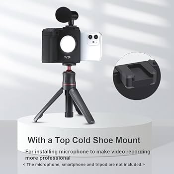 Amazon | VRIG PH-10 Bluetoothスマートフォンホルダー 撮影用ライト