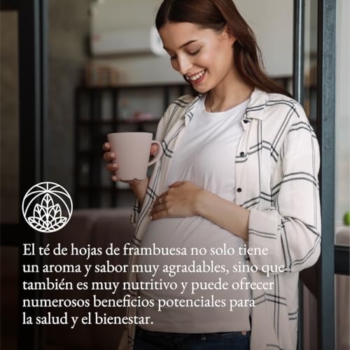 Miniatura 6 de Té De Hojas De Frambuesa 300g - Hojas De Frambuesa Cortadas - 100 Puras Y Naturales - Recomendado Por Parteras - Infusión Final Del Embarazo