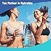 Sahara Sailor Water Bottles, 25oz Motivational Sports Water Bottle with Time Marker - Times to Drink - Tritan, BPA Free, Wide Mouth Leakproof, Fast Flow Technology with Clean Brush (1 Bottle)