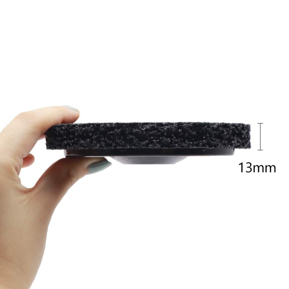 Disco abrasivo abrasivo de 115 mm, disco de cinta de polietileno, rueda de amoladora para quitar pintura oxidada, disco de amolar de 125 mm para amoladora angular, 10 piezas 125 mm