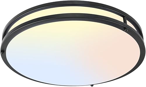 Miniatura 10 de Lámparas de techo LED de 36 W y 12 pulgadas, lámparas de montaje empotrado, 5CCT 2700K 3000K 4000K 5000K 6500K, luz cercana al techo para cocina