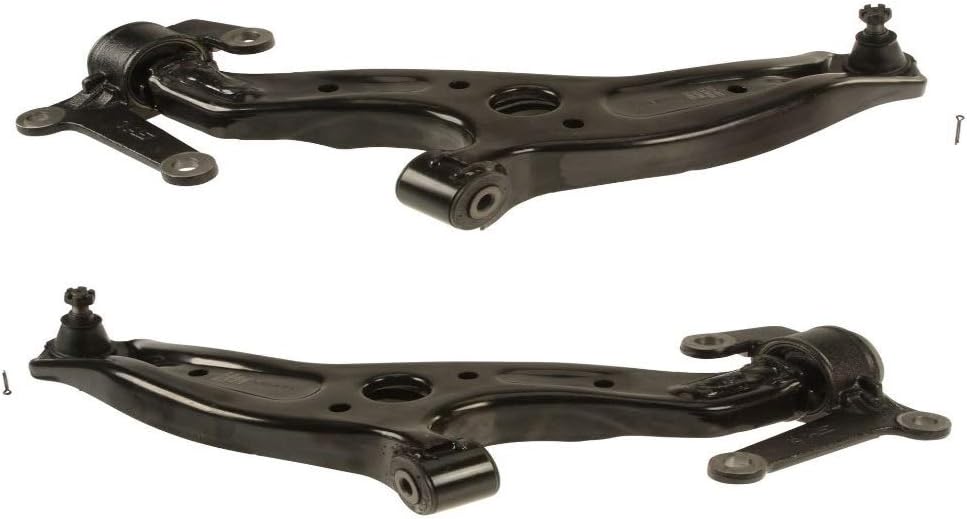 Pair Set 2 Front Lower Control Arms & Ball Joints Kit For Honda Fit 07-08