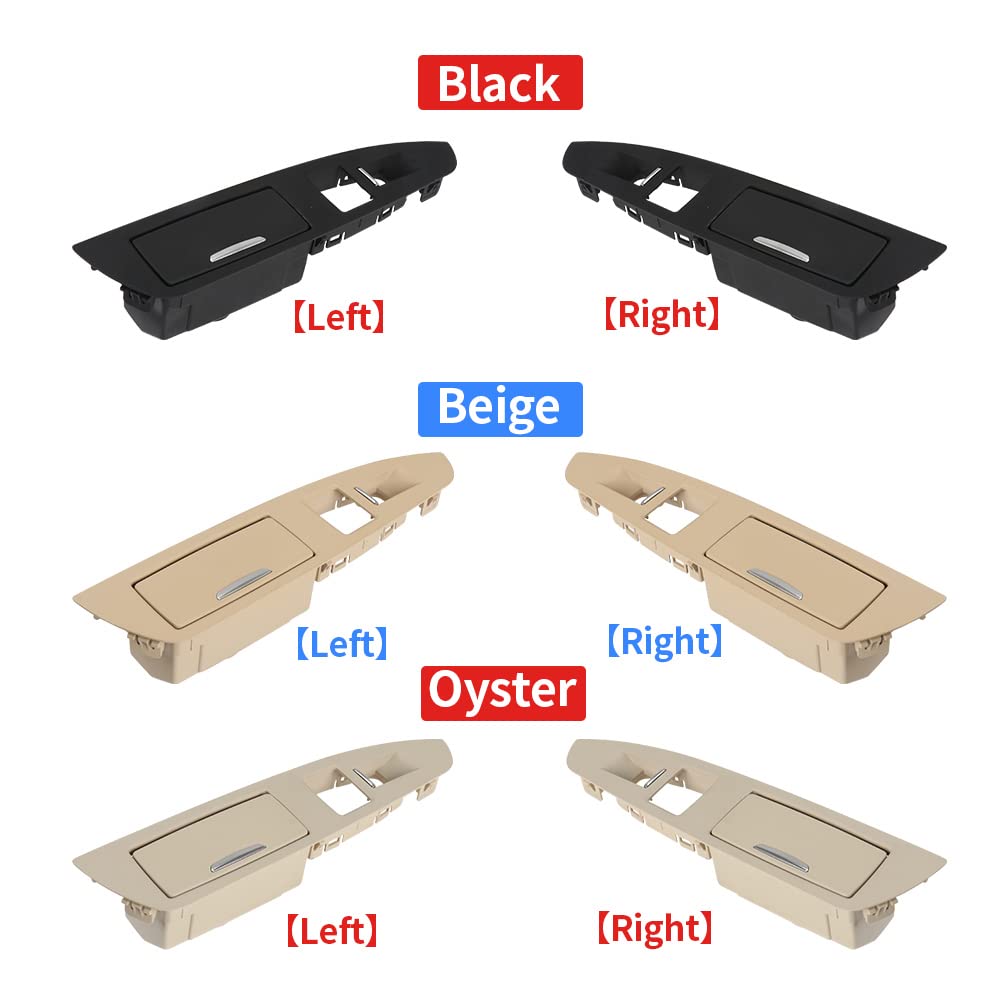 AutOcean Car Rear Door Handle Recessed Handle Panel Ashtray 