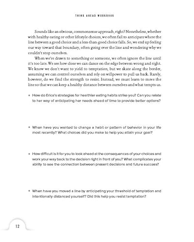 Think Ahead Workbook: The Power of Pre-Deciding for a Better Life