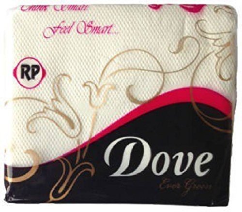Paper dinner Dove Tissue 2 Ply Plain White Ultra Soft[(Combo Pack of 4, 100 puls per box)]-image-24