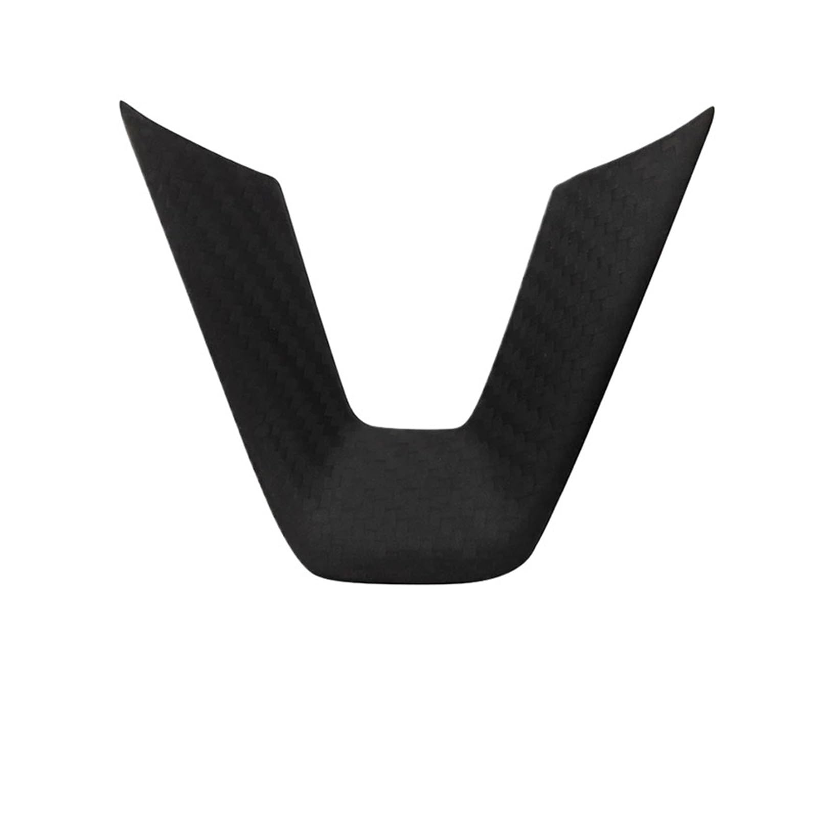 for Tesla for Model for Y for Juniper 3 for Highland Steering Wheel Sticker Carbon Fiber Patch Universal Interior Accessories(Matte)