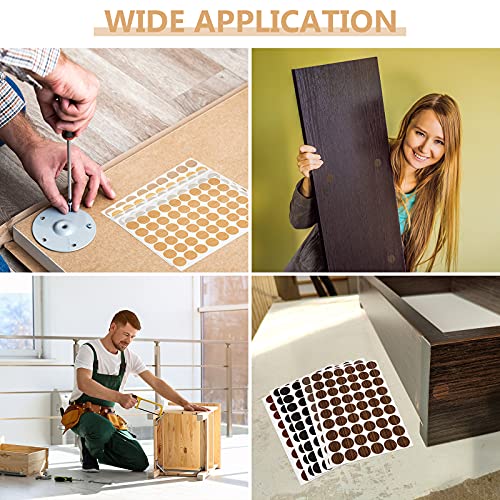 Epakh EPAKH-STICKERS -02 864 Pieces Screw Covers Wood Stickers thumb #5