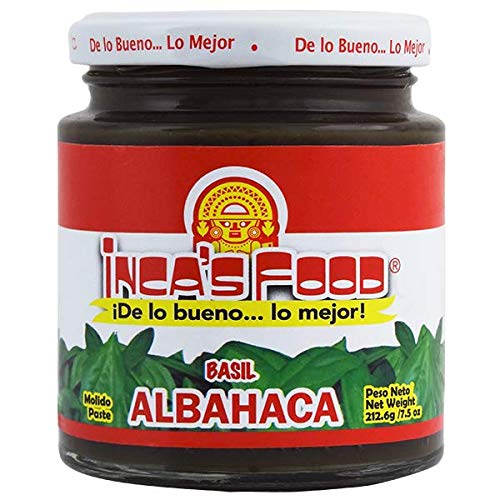 Basil Paste 7.5 oz (213 g) - Inca's Food ALBAHACA PASTA