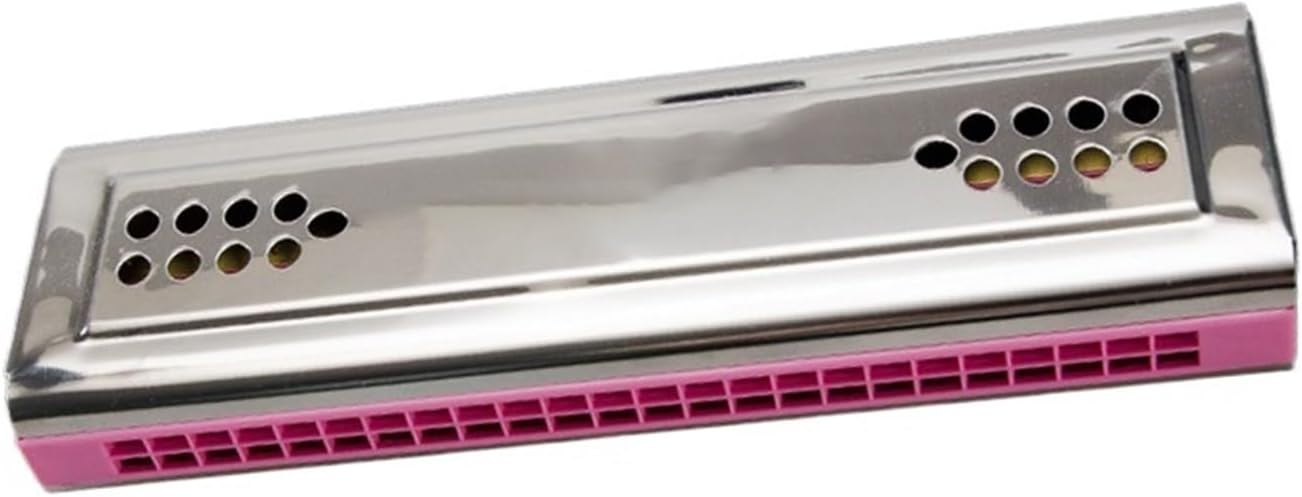 ハーモニカ 24穴 CまたはGキー ポリフォニック 初心者 大人 練習用 ダブルチューン Cハーモニカ(1)