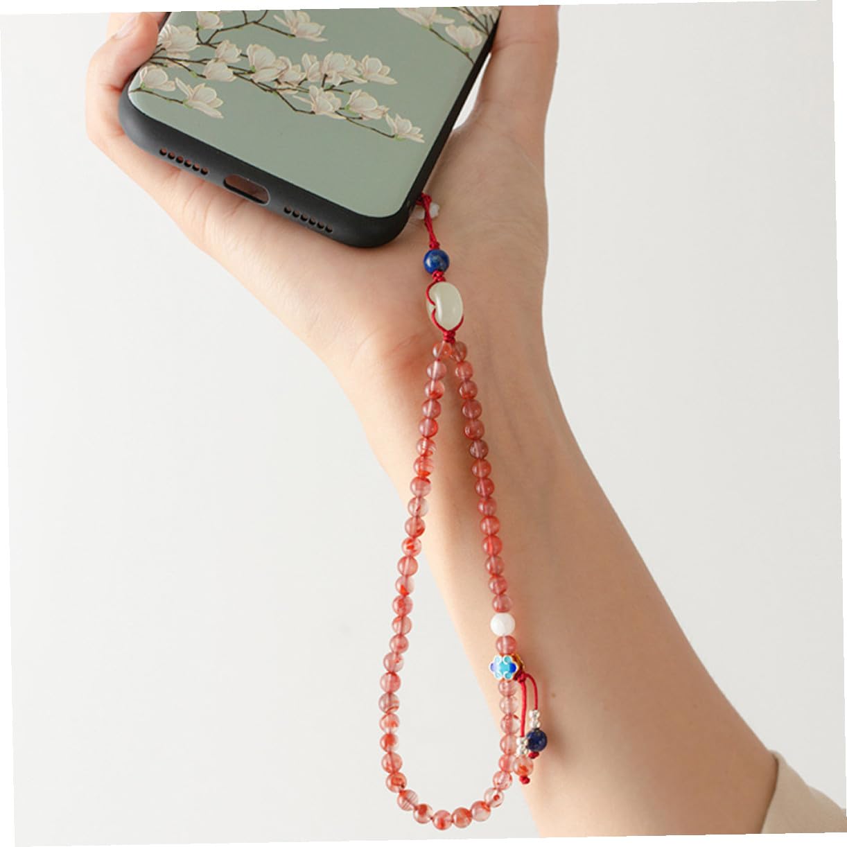Lanyard de Teléfono Móvil de Sur de Ágata Roja Correa de Práctica y Resistente Pérdidas y Daños Mantener Dispositivos Mano y Seguros