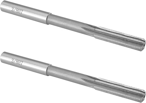 Fedeas Escariador de mandril de 14 ", H7 HSS rectas flautas torno escariador 14 pulgadas, herramienta de corte de fresado de vástago redondo de