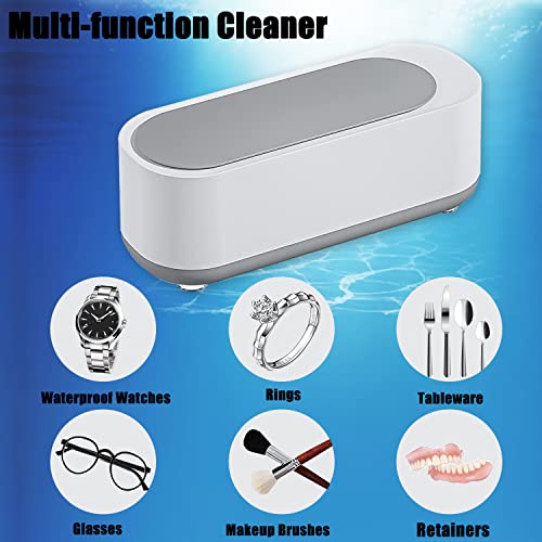 Ultrasonic-Jewelry-Cleaner-Mutifunction-Household-Portable-Professional-Ultrasonic-Cleaner-for-Cleaning-JewelryRingNecklacesEyeglassWatchesRazorsMakeup-BrushCoins-250-ML-Rechargeable-Models