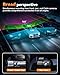 TERUNSOUl 4K Dash Cam Front and Rear, Full HD 3 Channel Dashcam, Free 128GB MicroSD Card, Built-in 5.8GHz WiFi Built-in GPS, Collision Sensor, Night Vision, HDR, 3.16