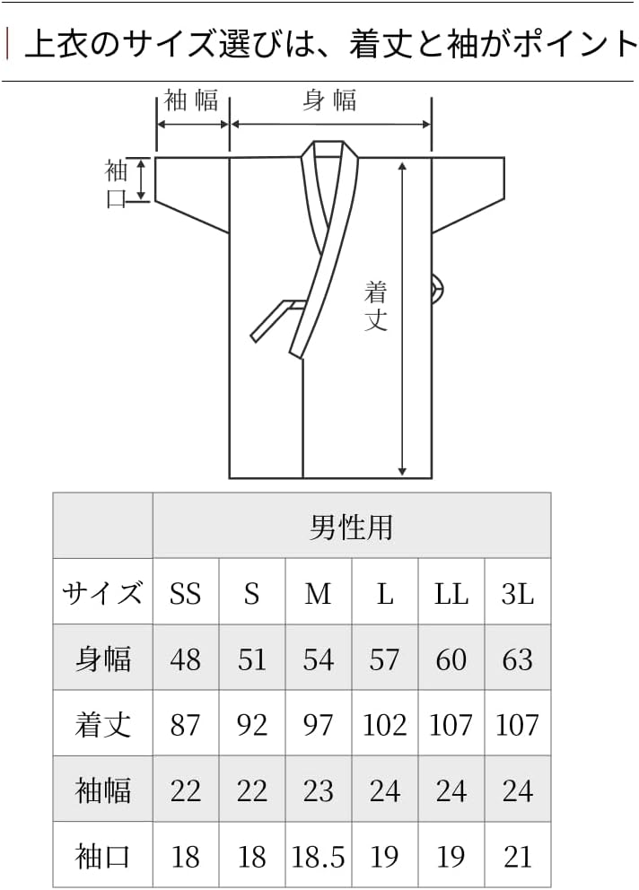翠山弓具店 弓道 弓道衣 オールシーズン上衣 【ディー】 男性用 綿ポリ混合上衣